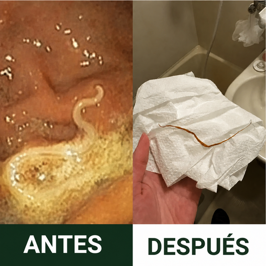 Elimina Parásitos y Larvas Ocultas en 14 Días con las Gotas Antiparasitarias